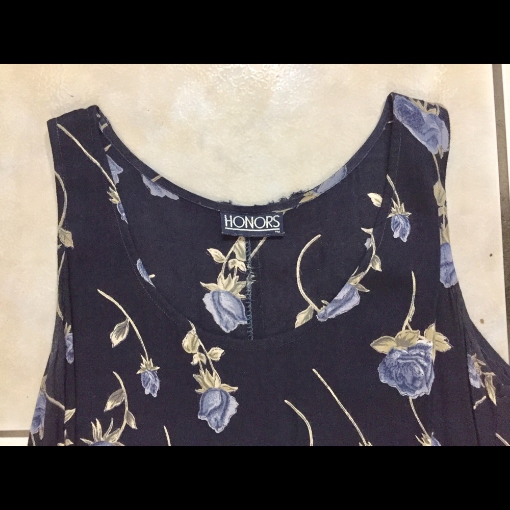 Honors sleeveless Rayon dress, size S